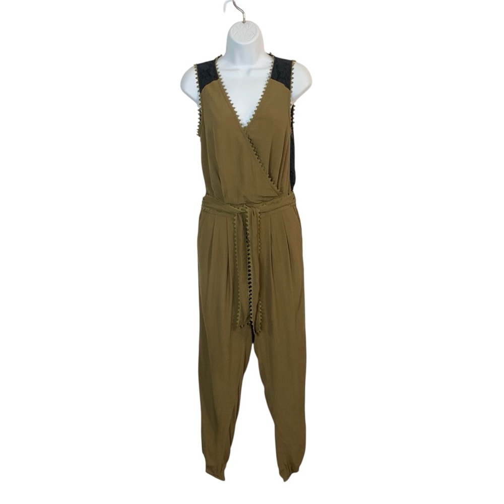 LEIFSDOTTIR Sani Sleeveless Lace Back Jumpsuit Sz 2